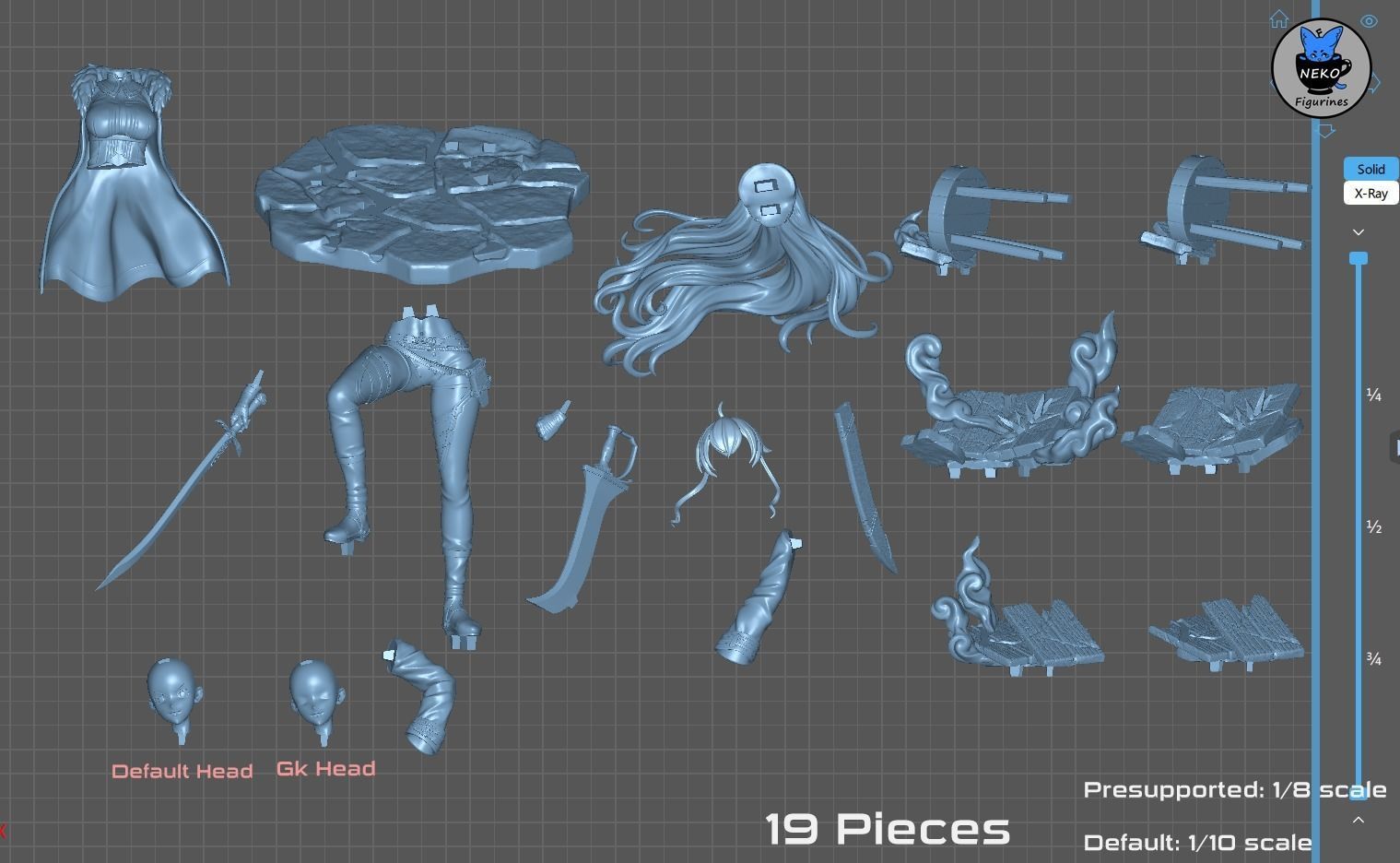 Eris Greyrat - Mushoku Tensei Anime Figurine for 3D Printing 3D print model_9