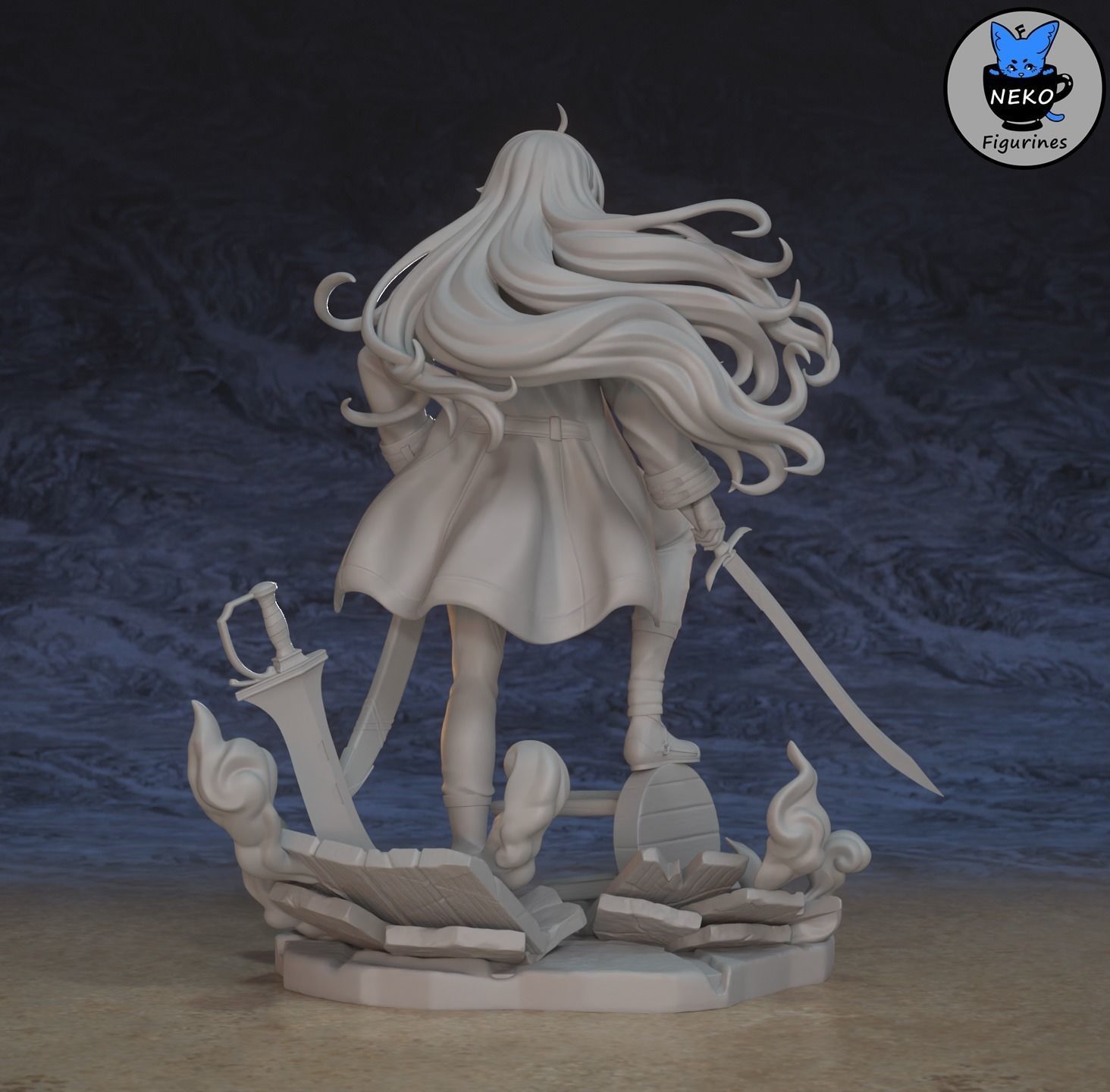 Eris Greyrat - Mushoku Tensei Anime Figurine for 3D Printing 3D print model_18