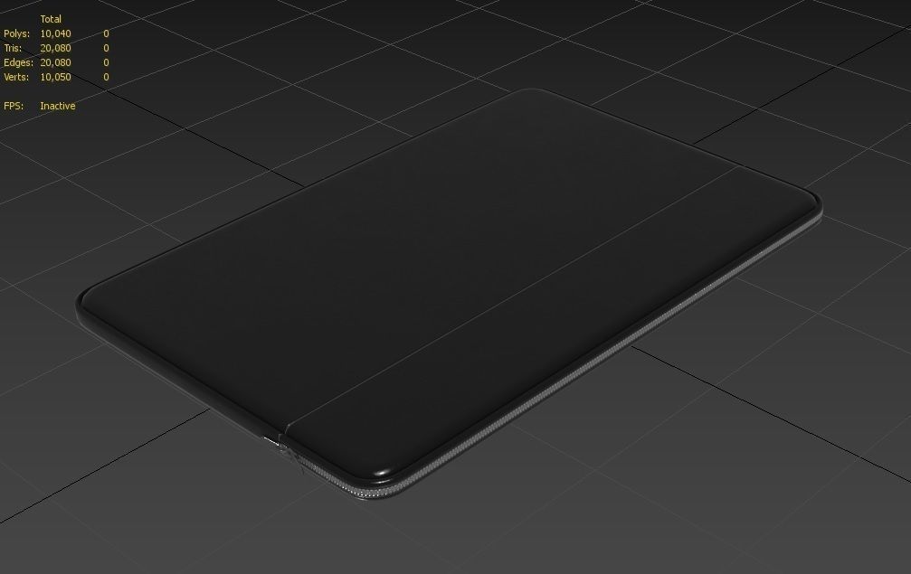 Laptop Sleeve M01 Low-poly 3D model_2