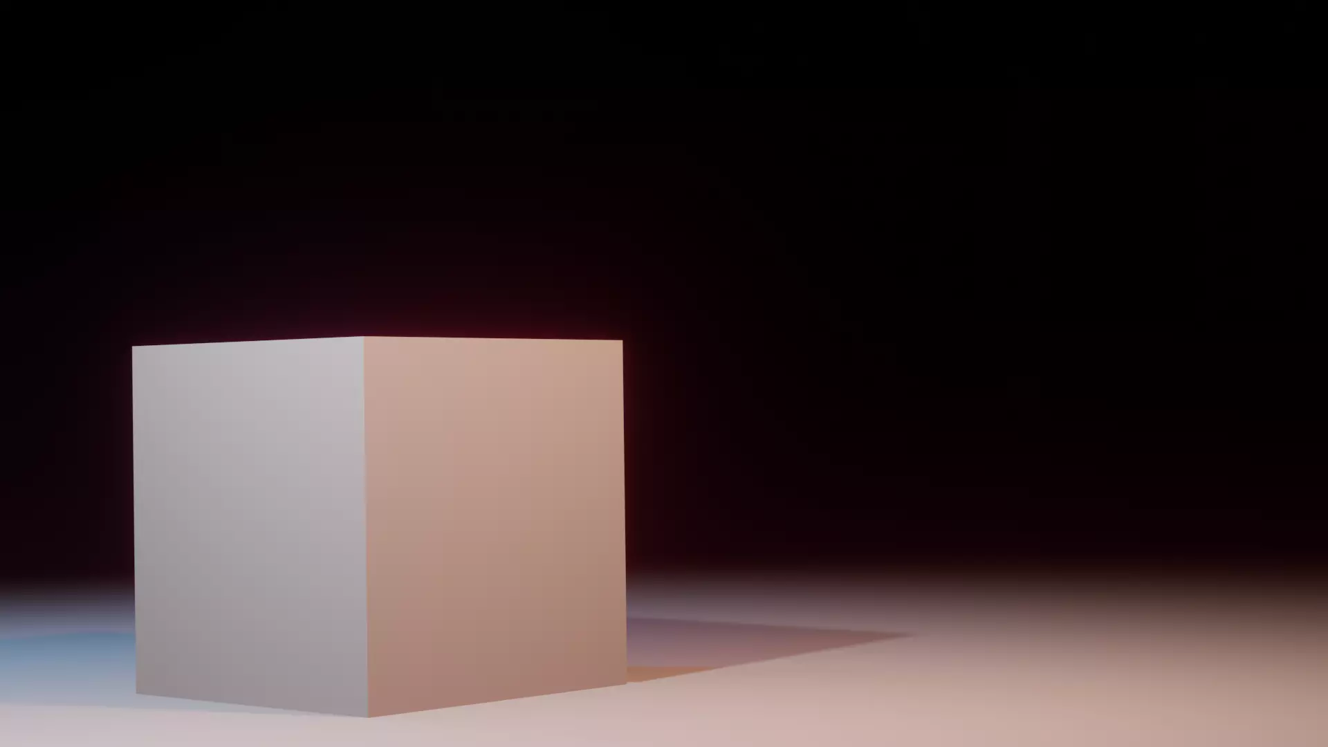 Default Cube Free low-poly 3D model_0