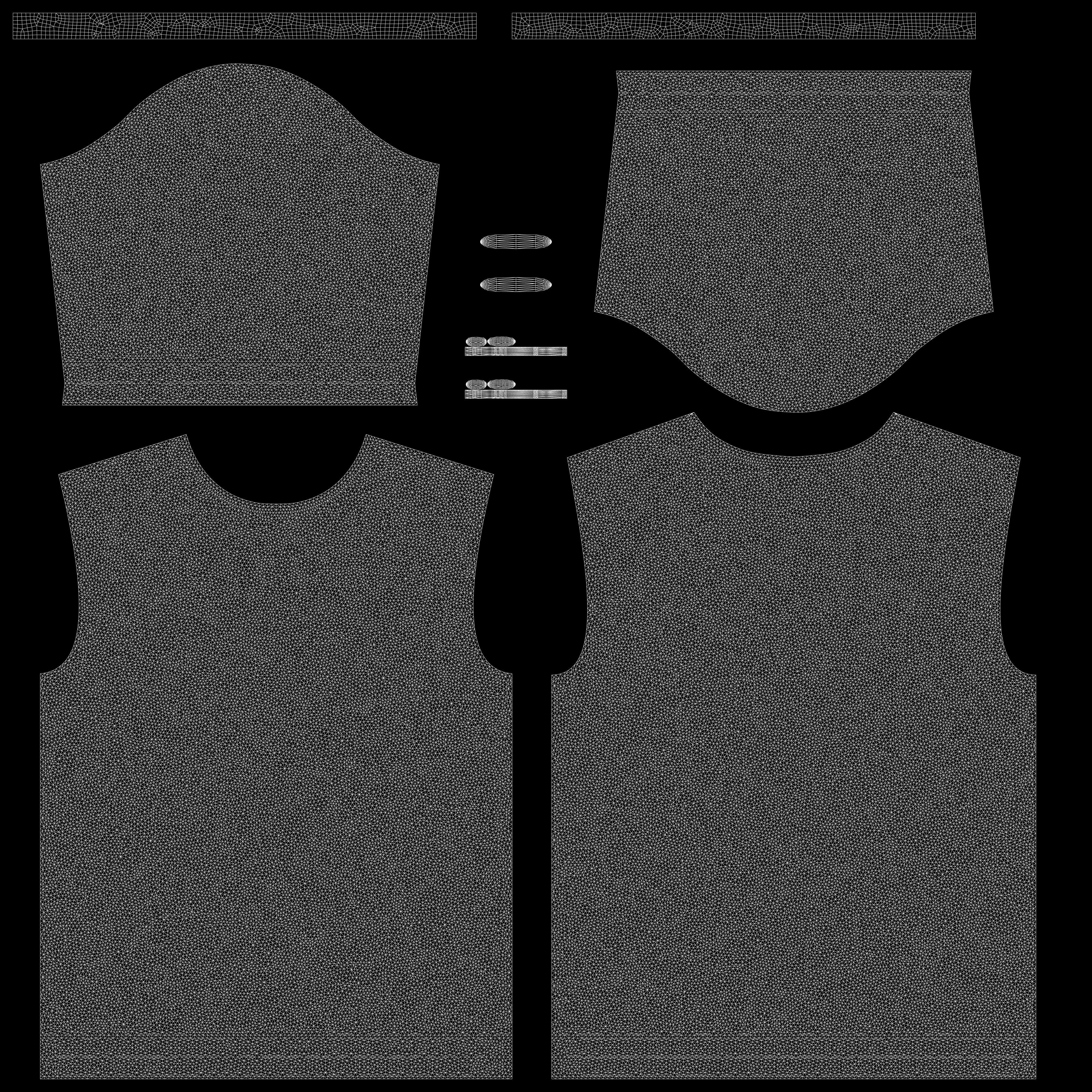 Baggy T-shirt 3D model_11