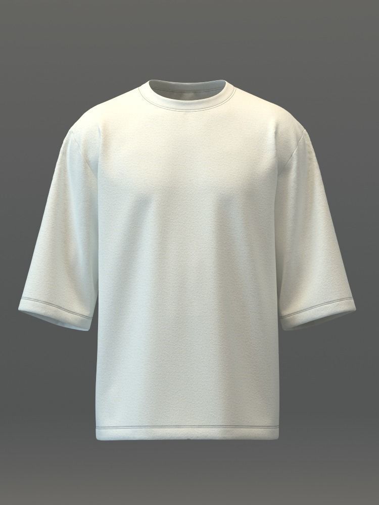 Baggy T-shirt 3D model_6
