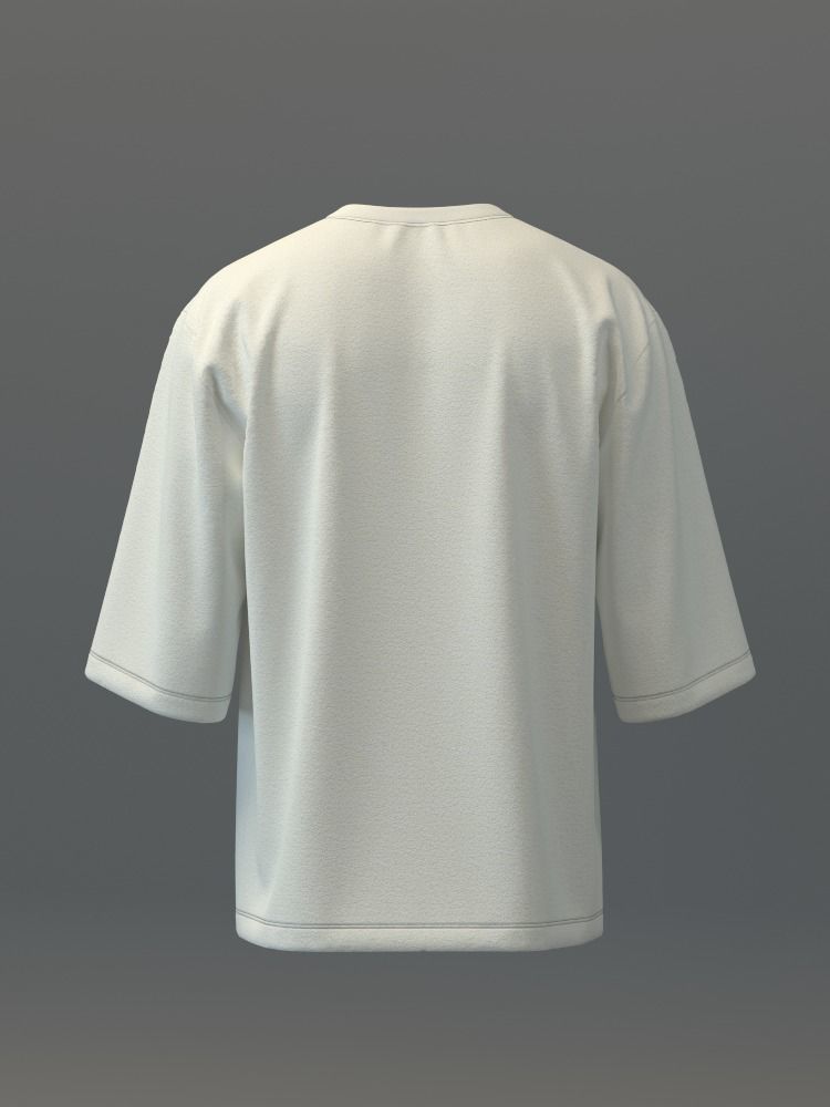 Baggy T-shirt 3D model_7