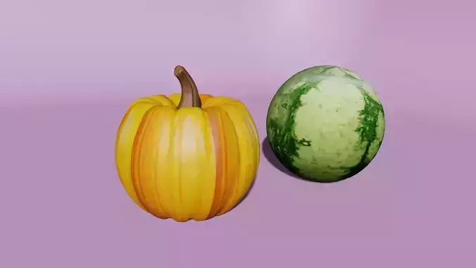 PUMPKIN and watermelon as a gift