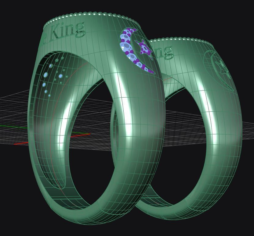 Al-Malik Ring  -- The King 3D print model_21