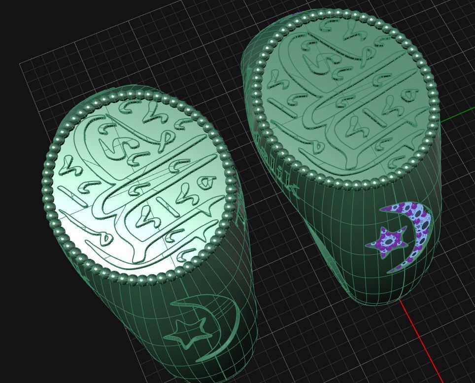 Al-Malik Ring  -- The King 3D print model_20