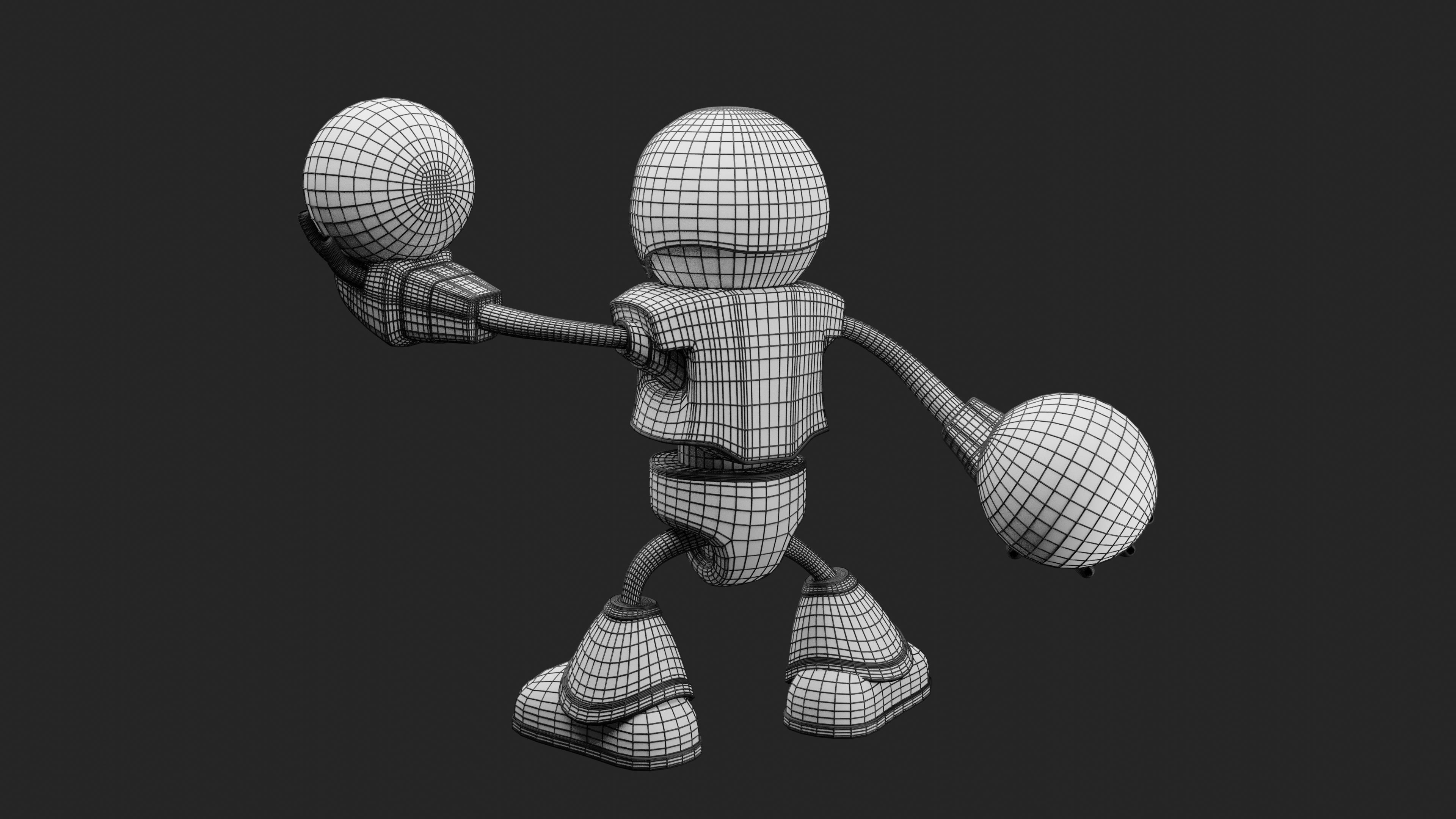 Robot Character RC09 3D print model_10