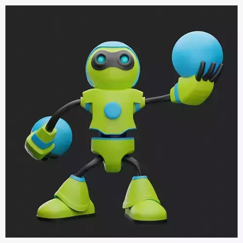 Robot Character RC09 3D print model