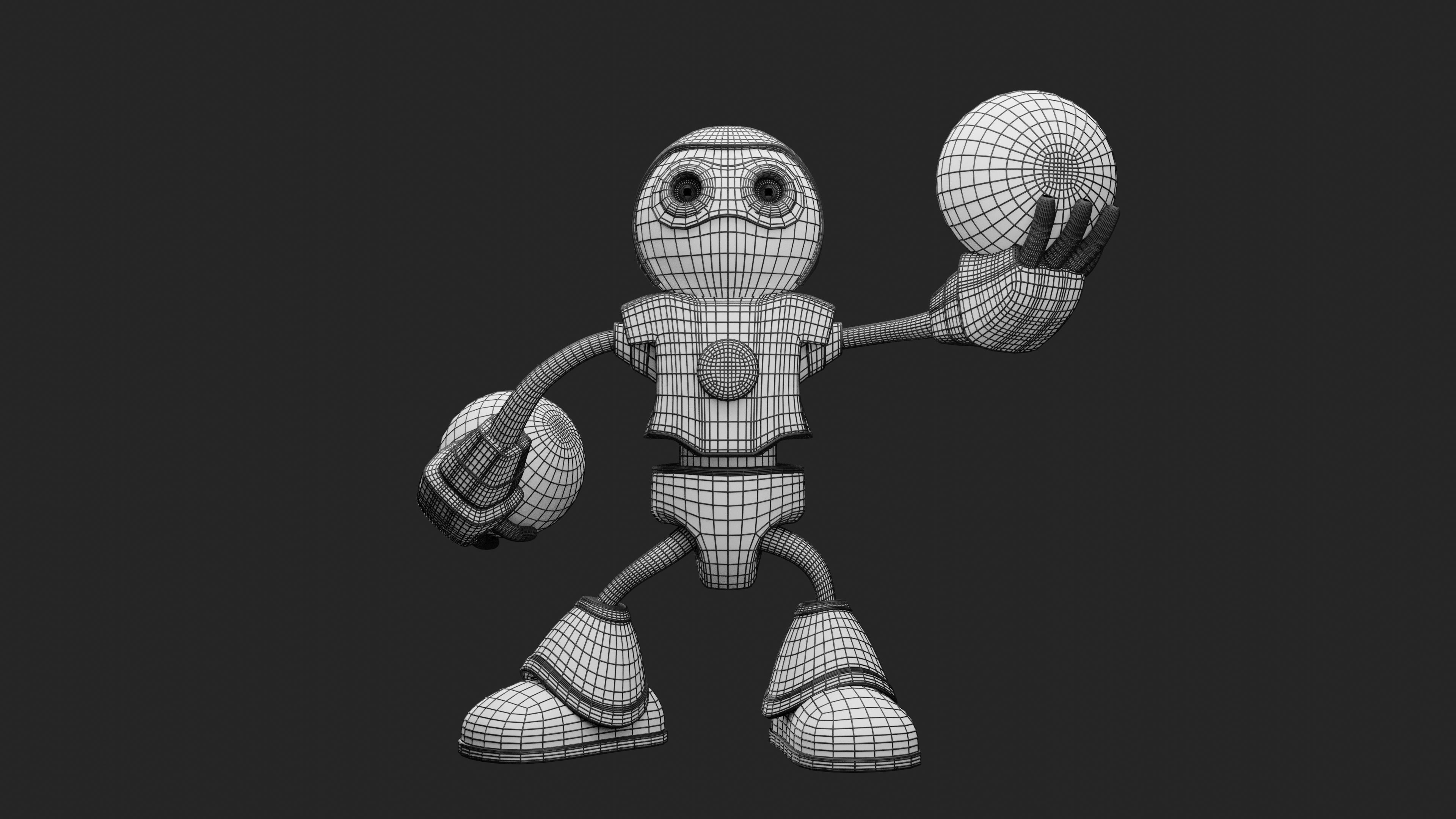 Robot Character RC09 3D print model_9