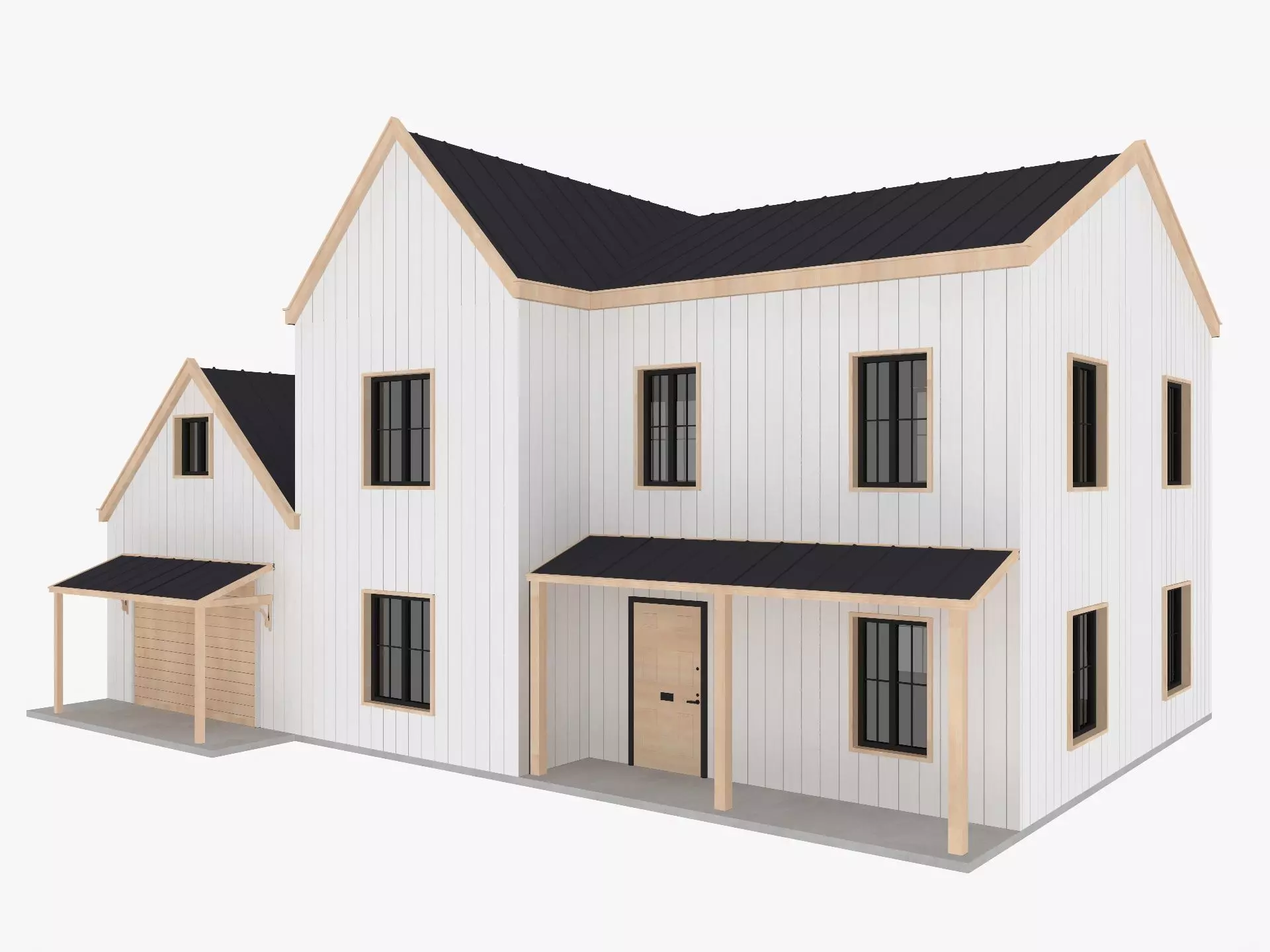 Modern Residential House 8 Low-poly 3D model