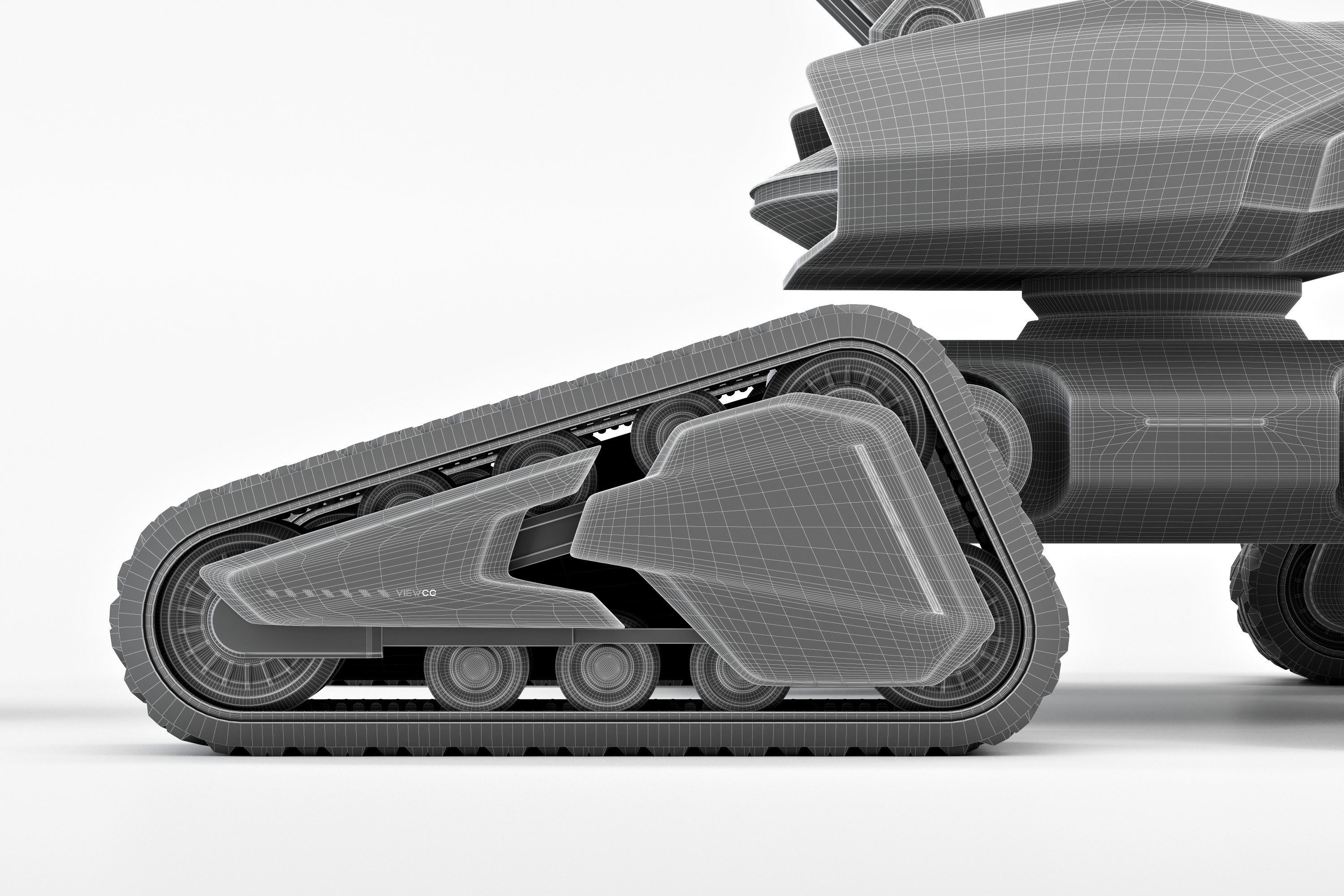 Cyber Excavator 3D model_9