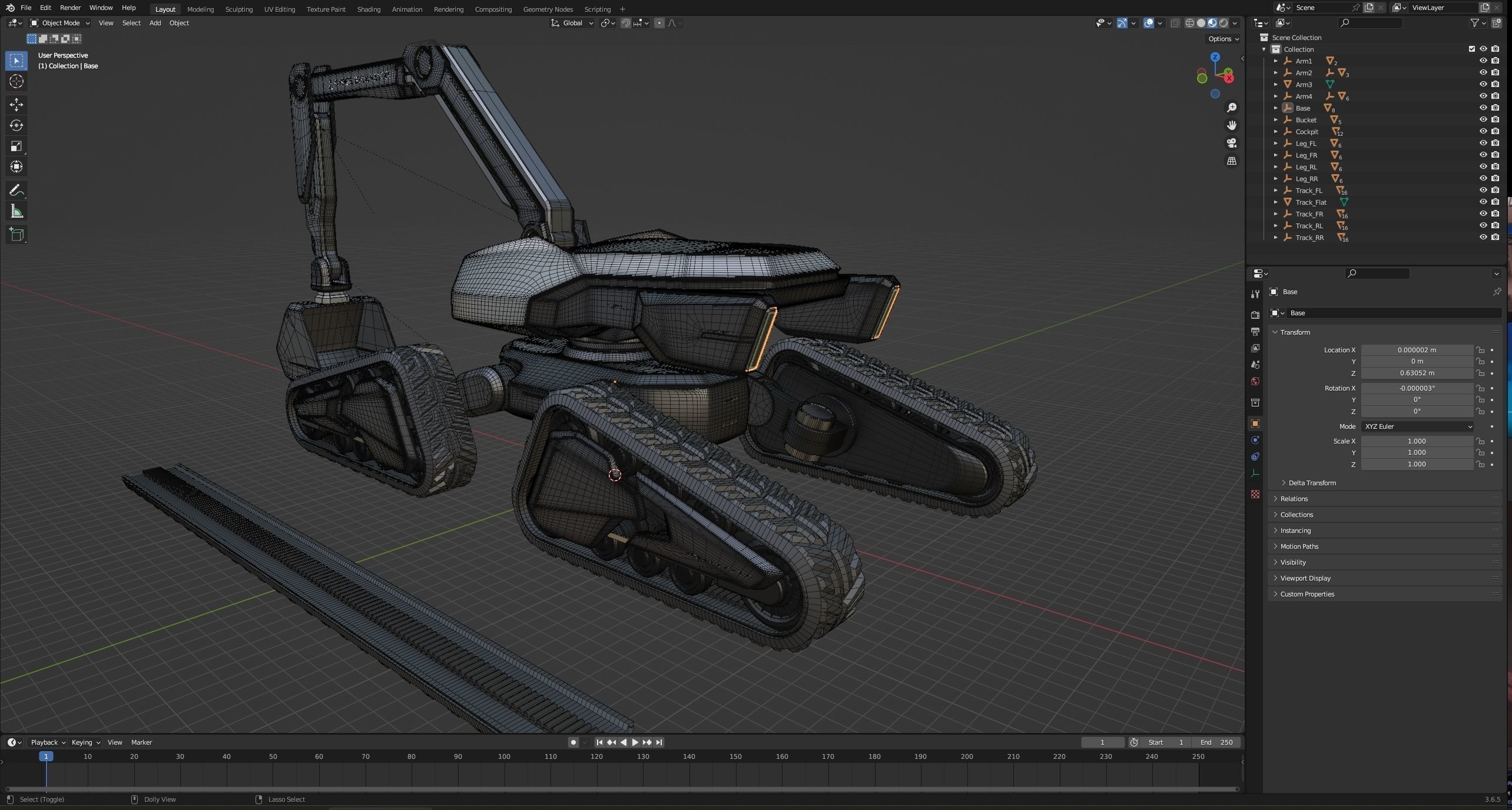 Cyber Excavator 3D model_15