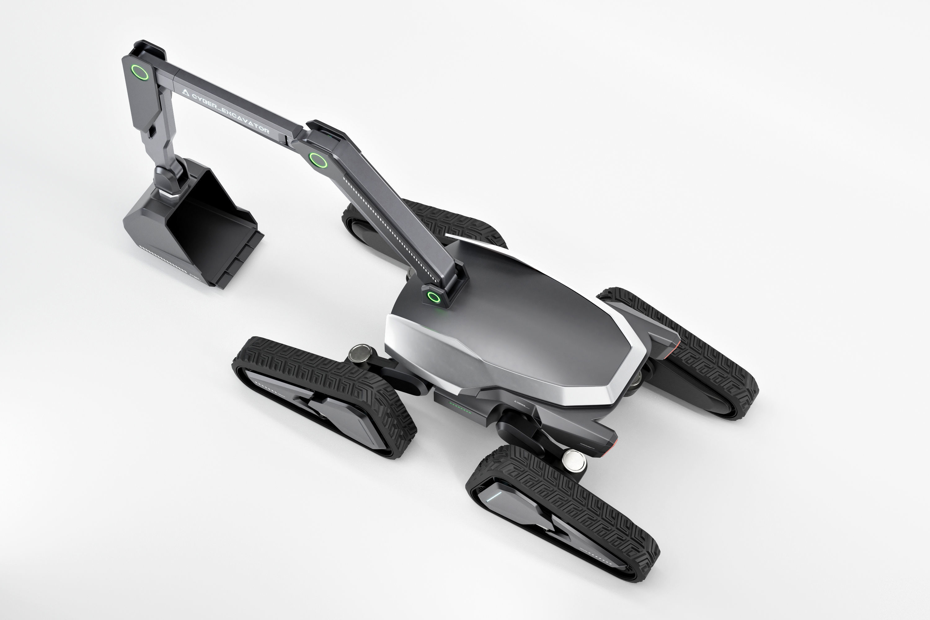 Cyber Excavator 3D model_6