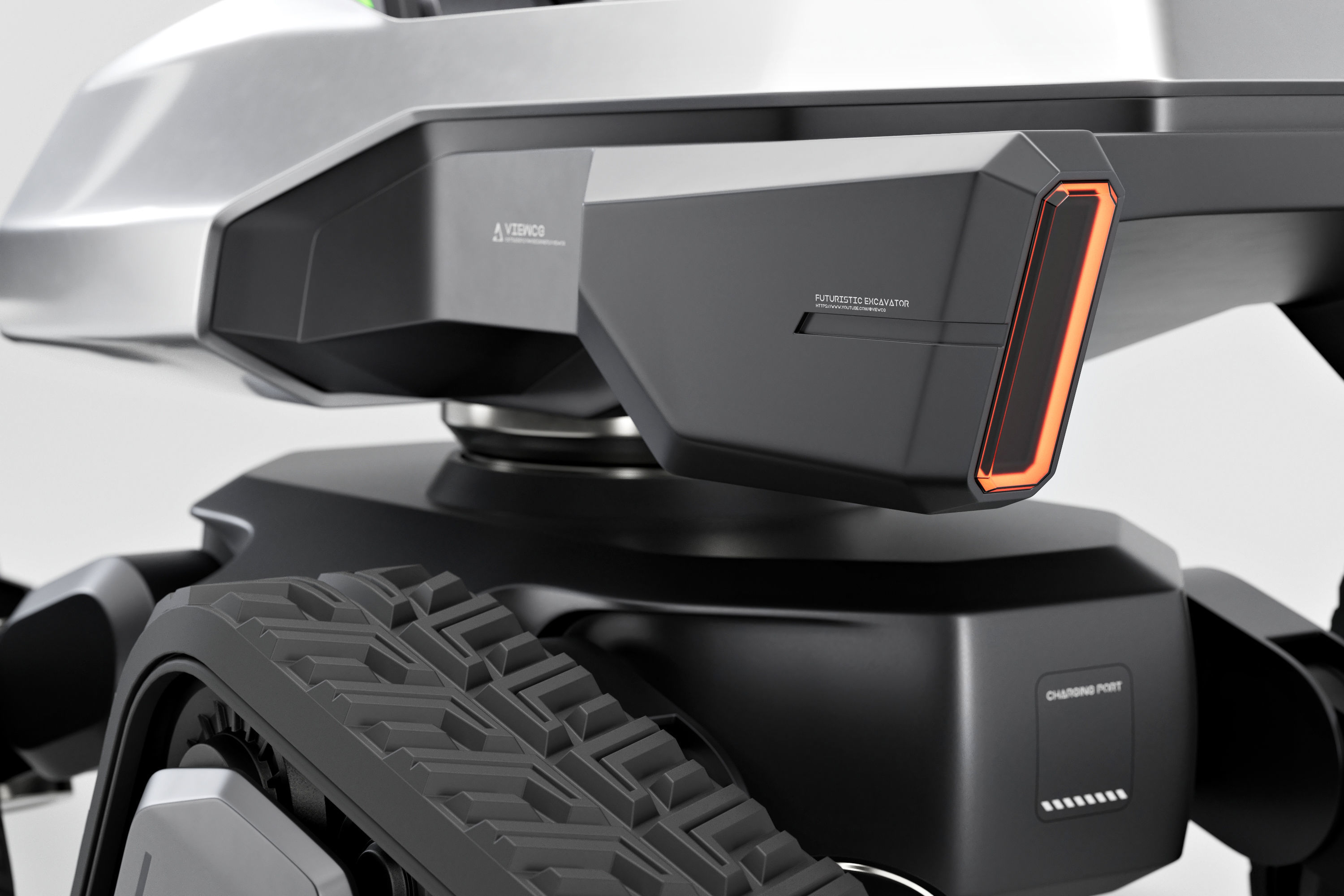 Cyber Excavator 3D model_5