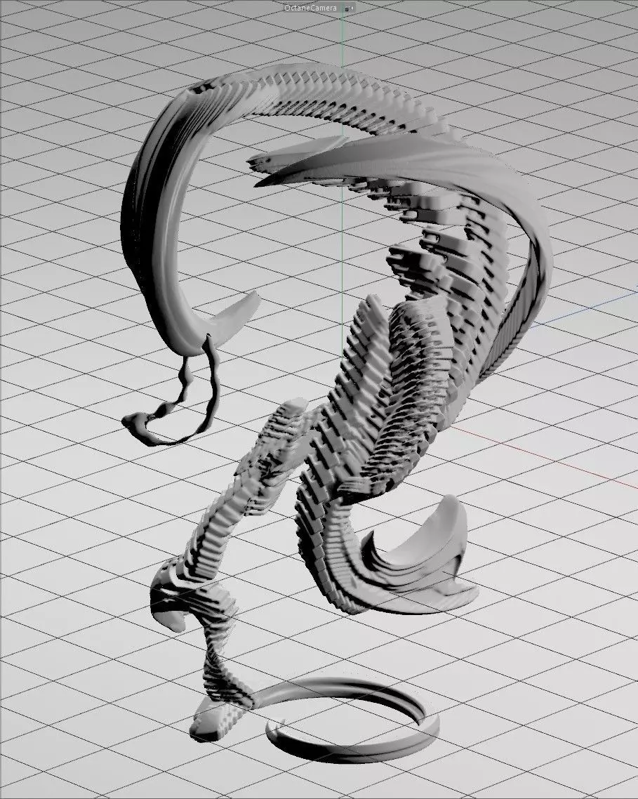 Alien 01 3D model