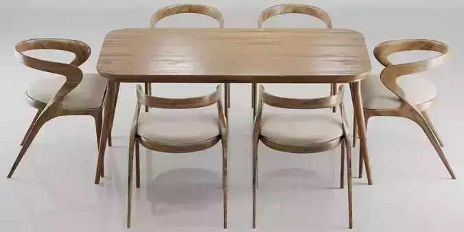 Dinning chair and table set4