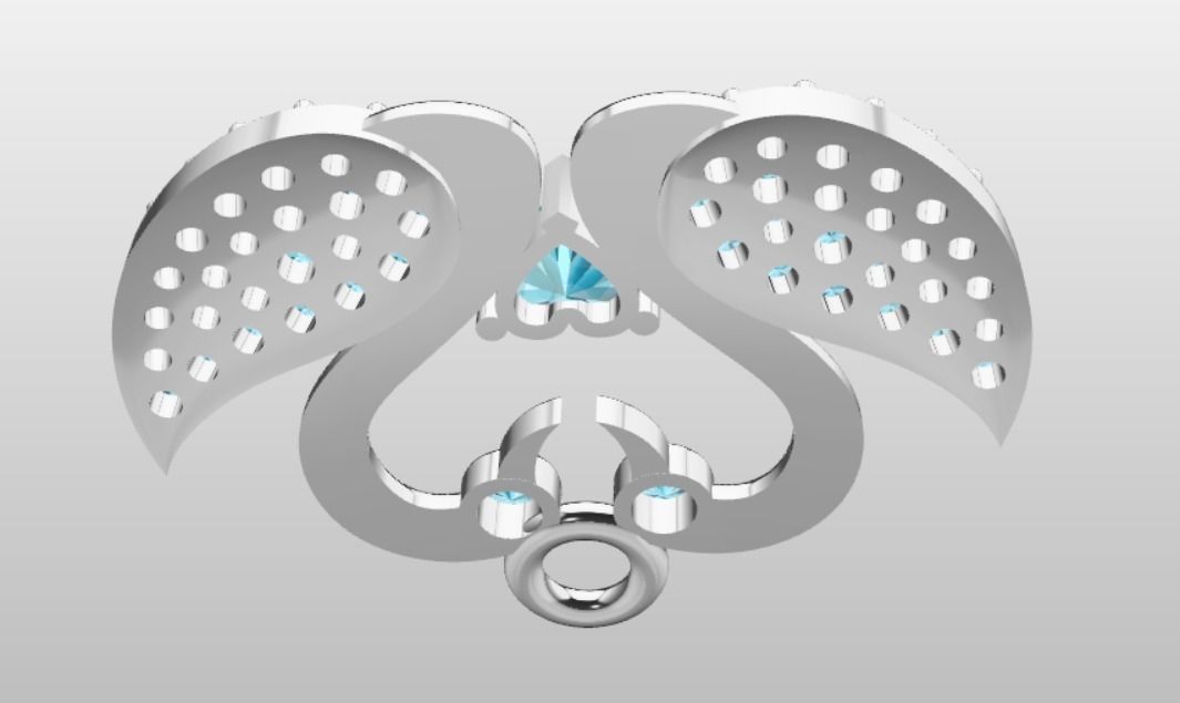 Beautiful Love Pendant 3D print model_5