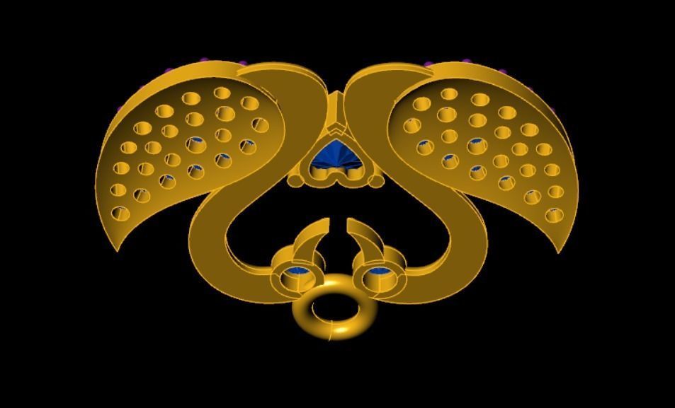 Beautiful Love Pendant 3D print model_11