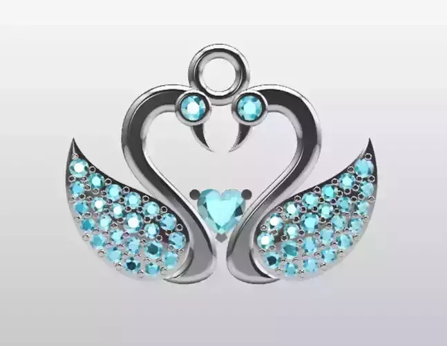 Beautiful Love Pendant  3D print model