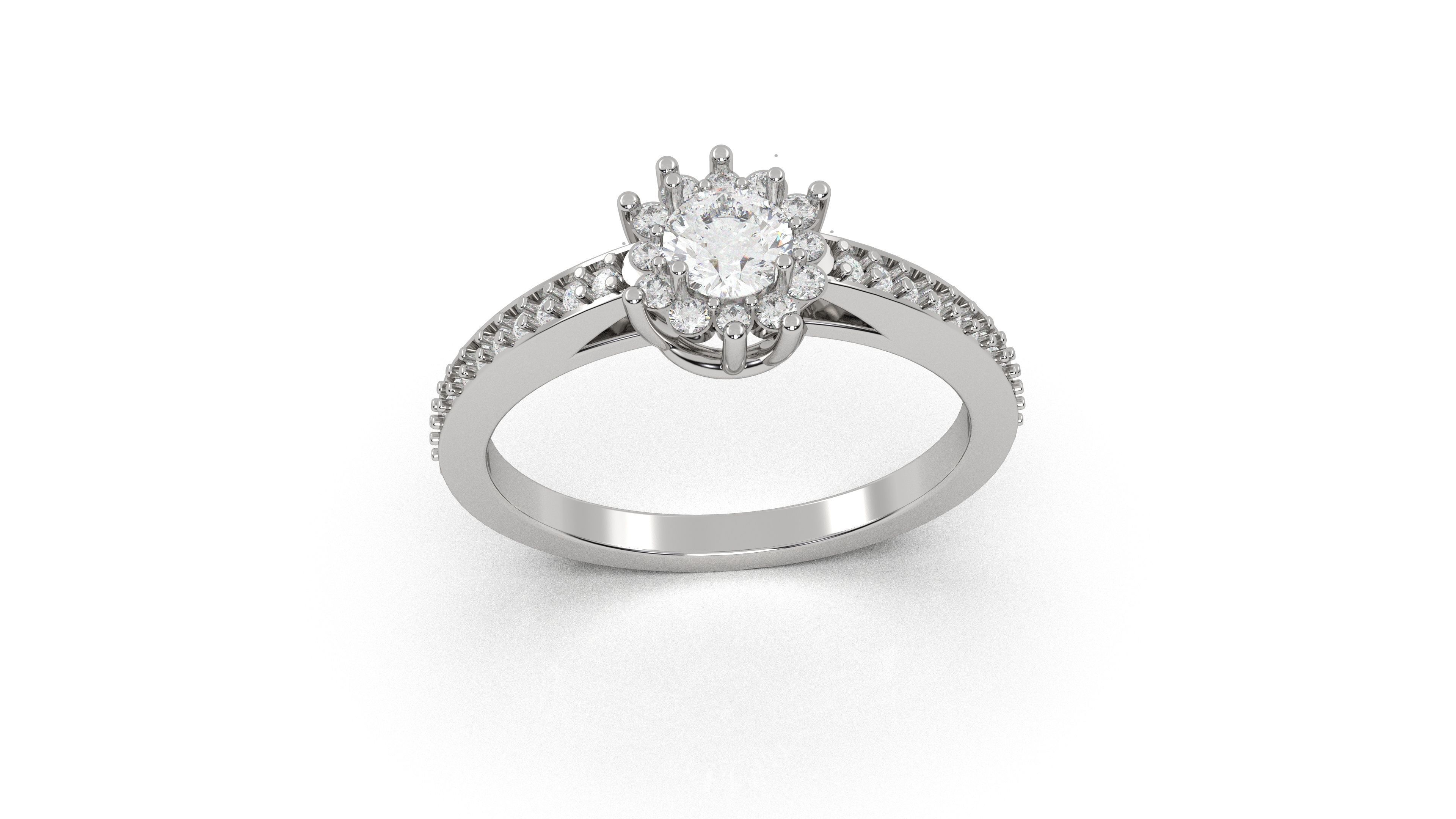 80 Classic Ring 3D print model_1