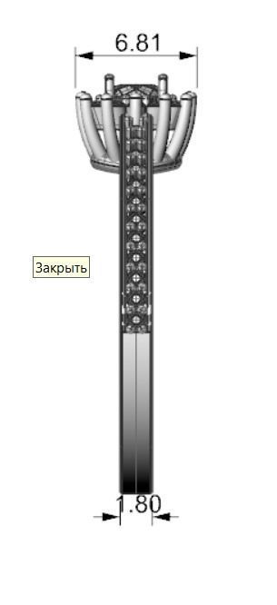 80 Classic Ring 3D print model_5