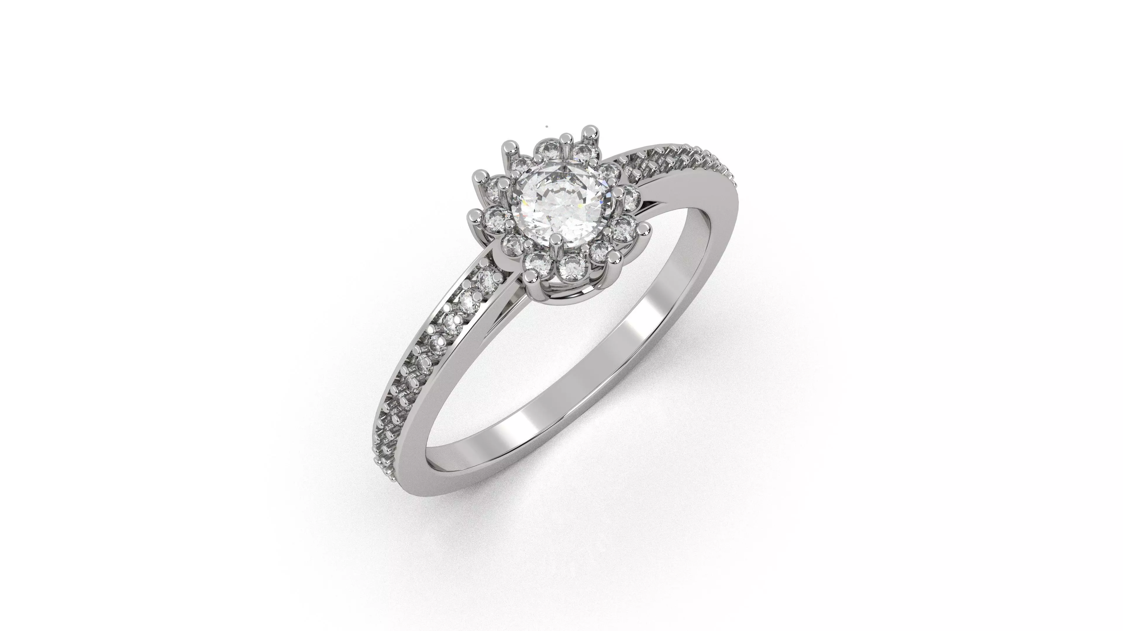 80 Classic Ring 3D print model_0