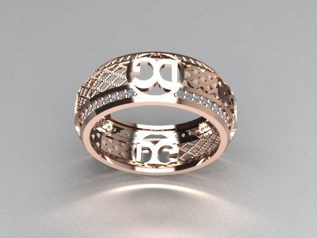 ring jewelry 3D print model_1