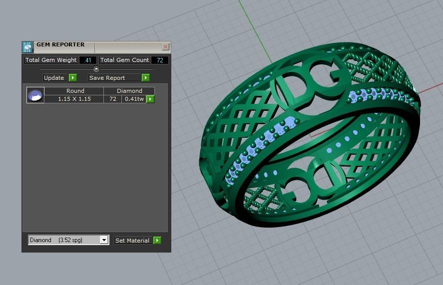 ring jewelry 3D print model_5