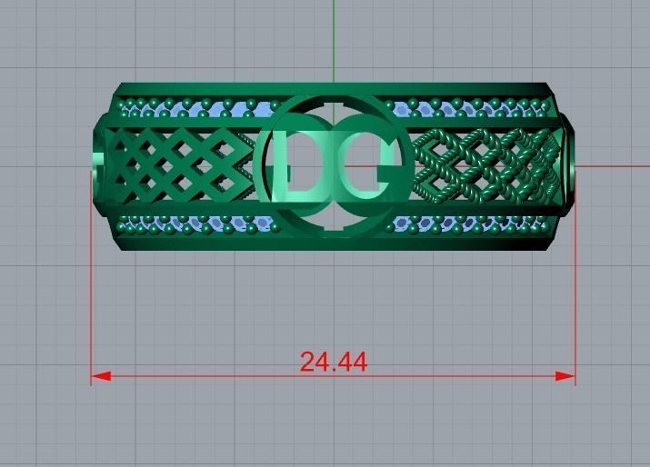 ring jewelry 3D print model_7