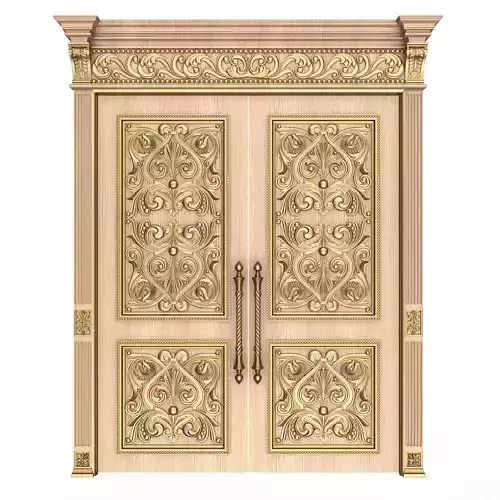 Carved Door Classic 01001 Wood