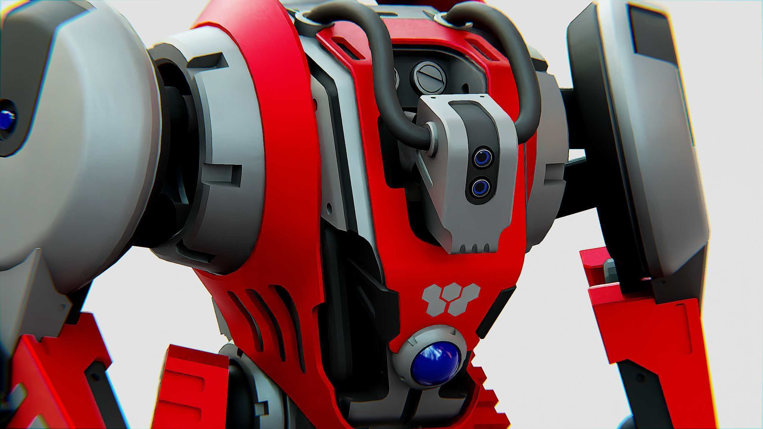 GORILLA BOT Rigged for Unreal Engine - Unity - MIXAMO  3D model_31