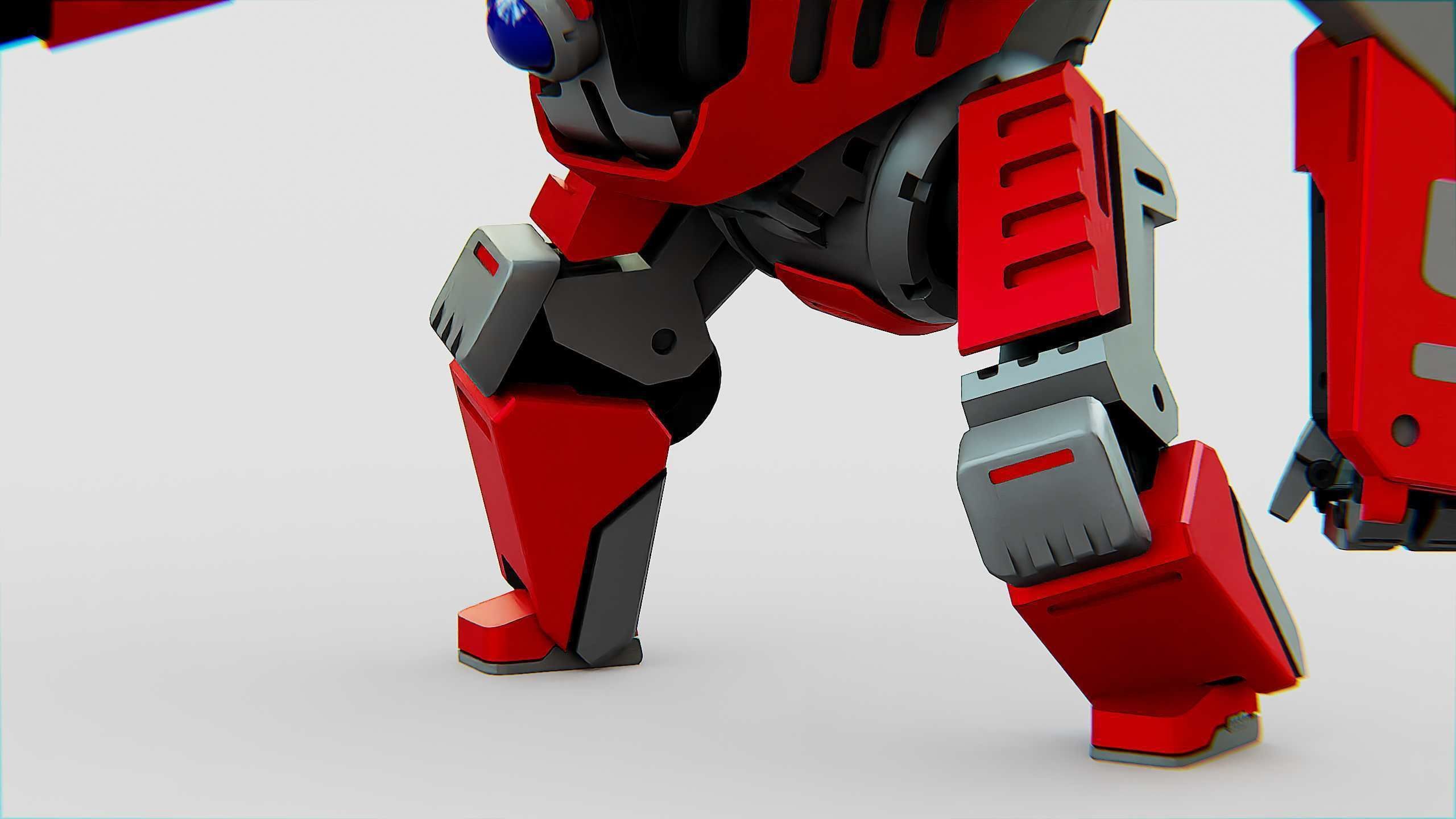 GORILLA BOT Rigged for Unreal Engine - Unity - MIXAMO  3D model_23