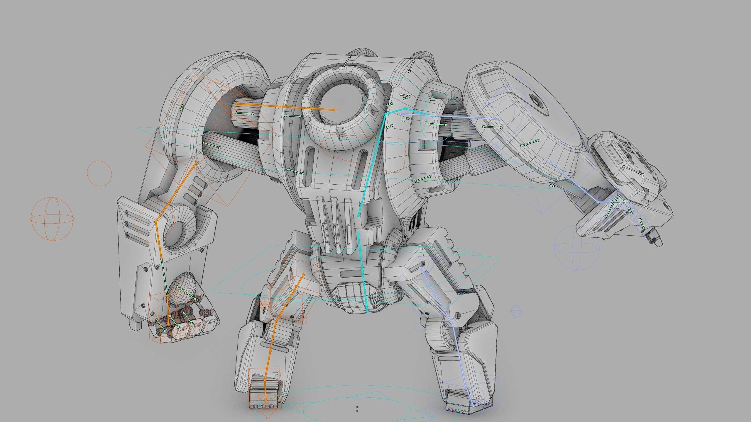 GORILLA BOT Rigged for Unreal Engine - Unity - MIXAMO  3D model_41