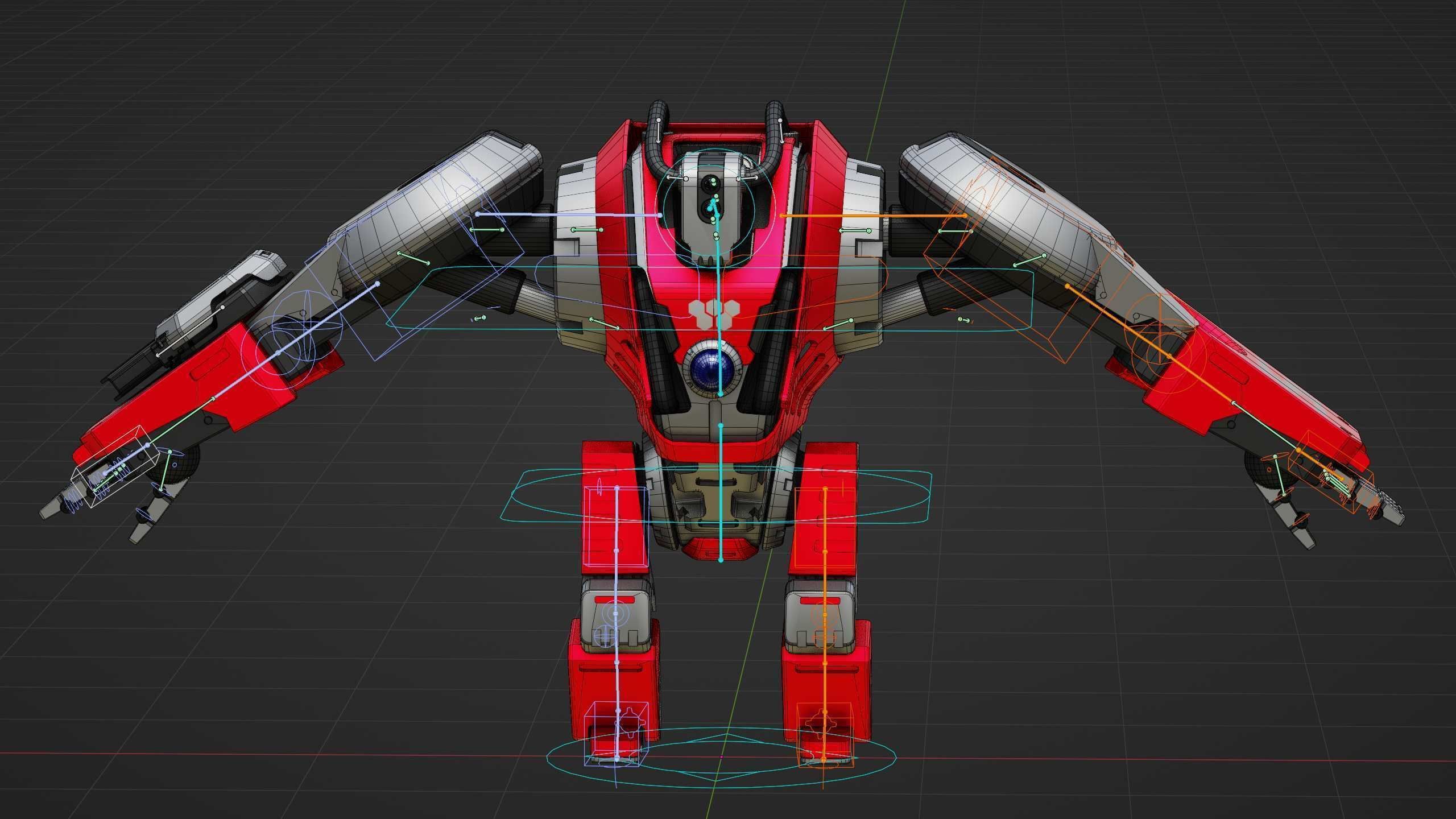 GORILLA BOT Rigged for Unreal Engine - Unity - MIXAMO  3D model_39