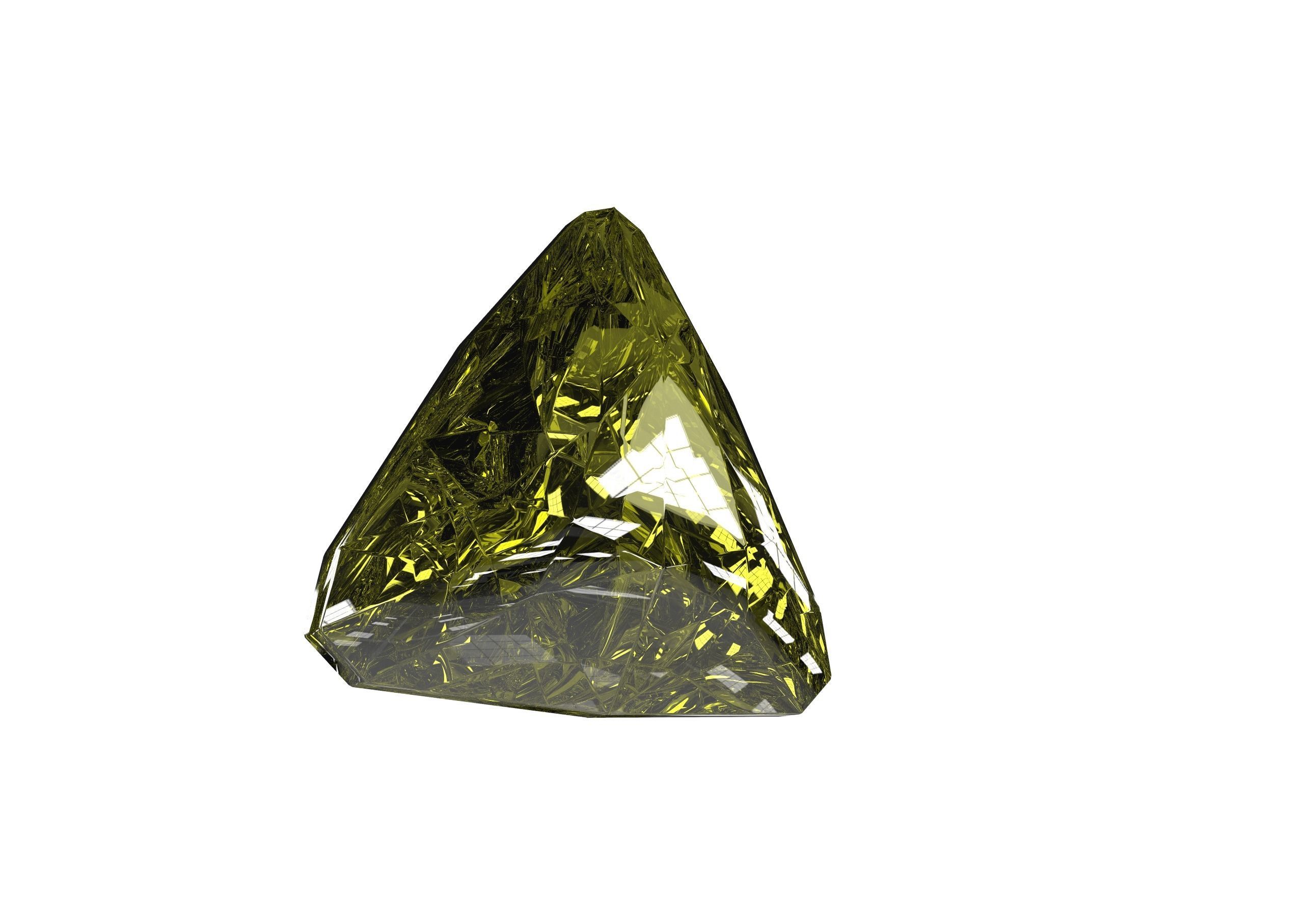 Gemstone Triangle 3D model_4