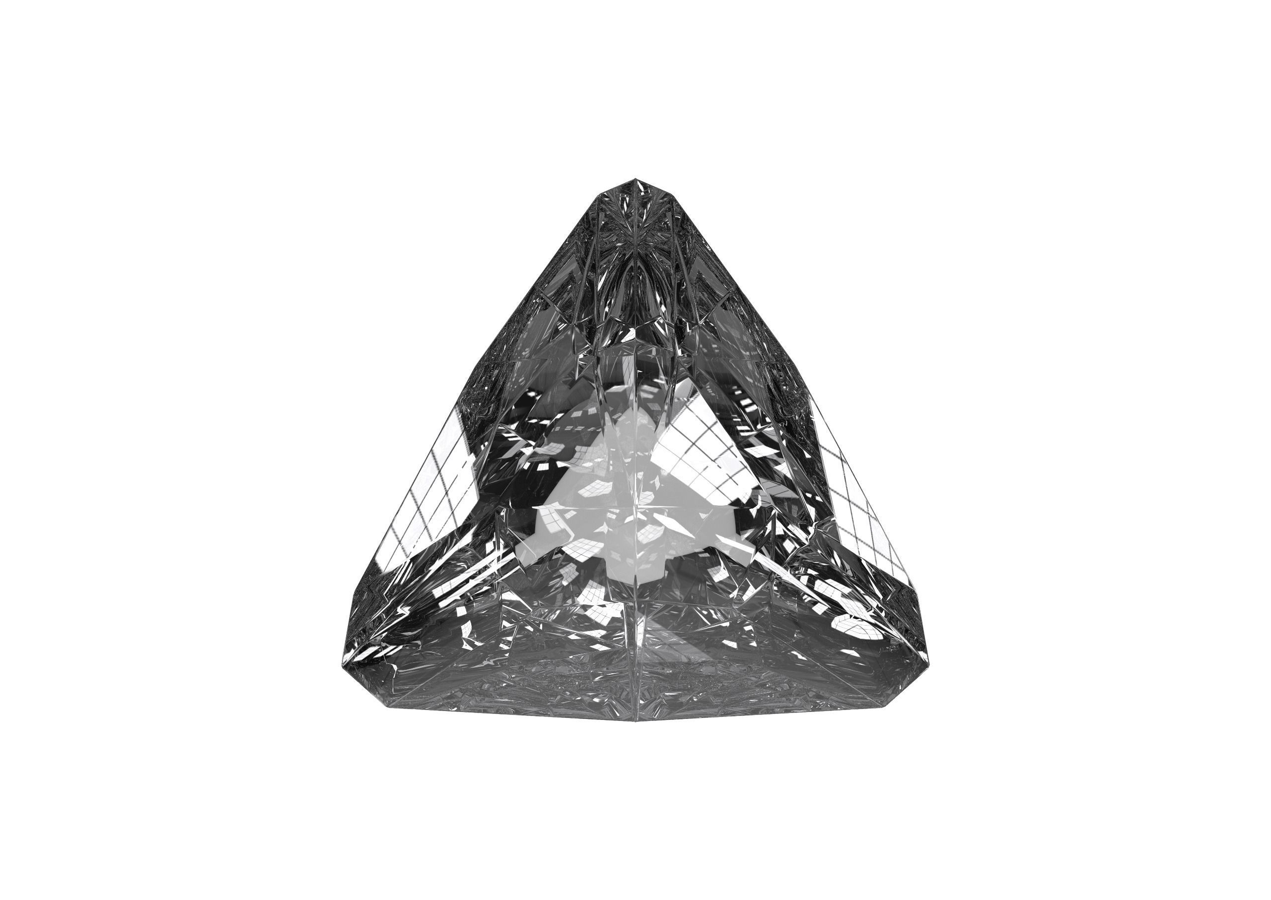 Gemstone Triangle 3D model_7
