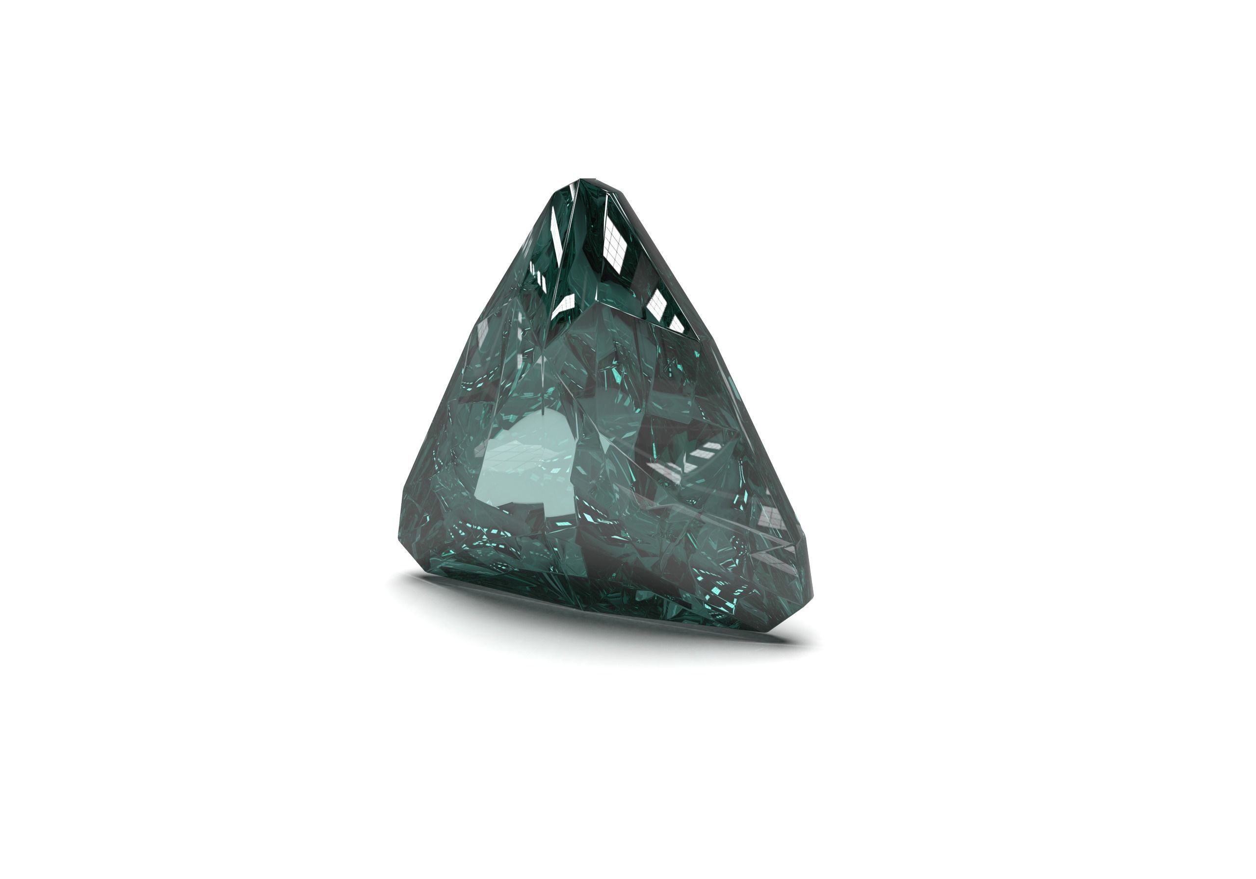 Gemstone Triangle 3D model_8