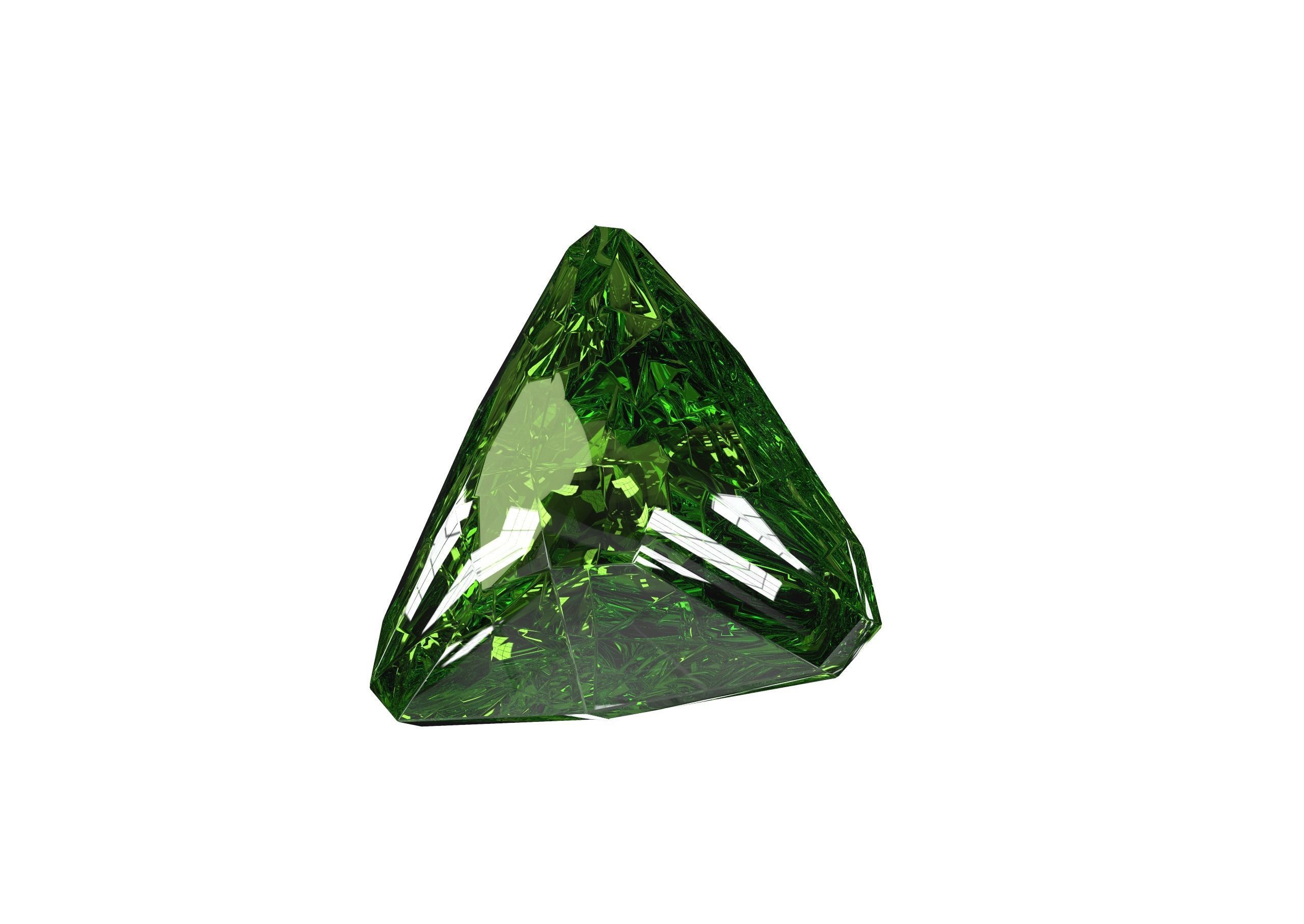 Gemstone Triangle 3D model_3