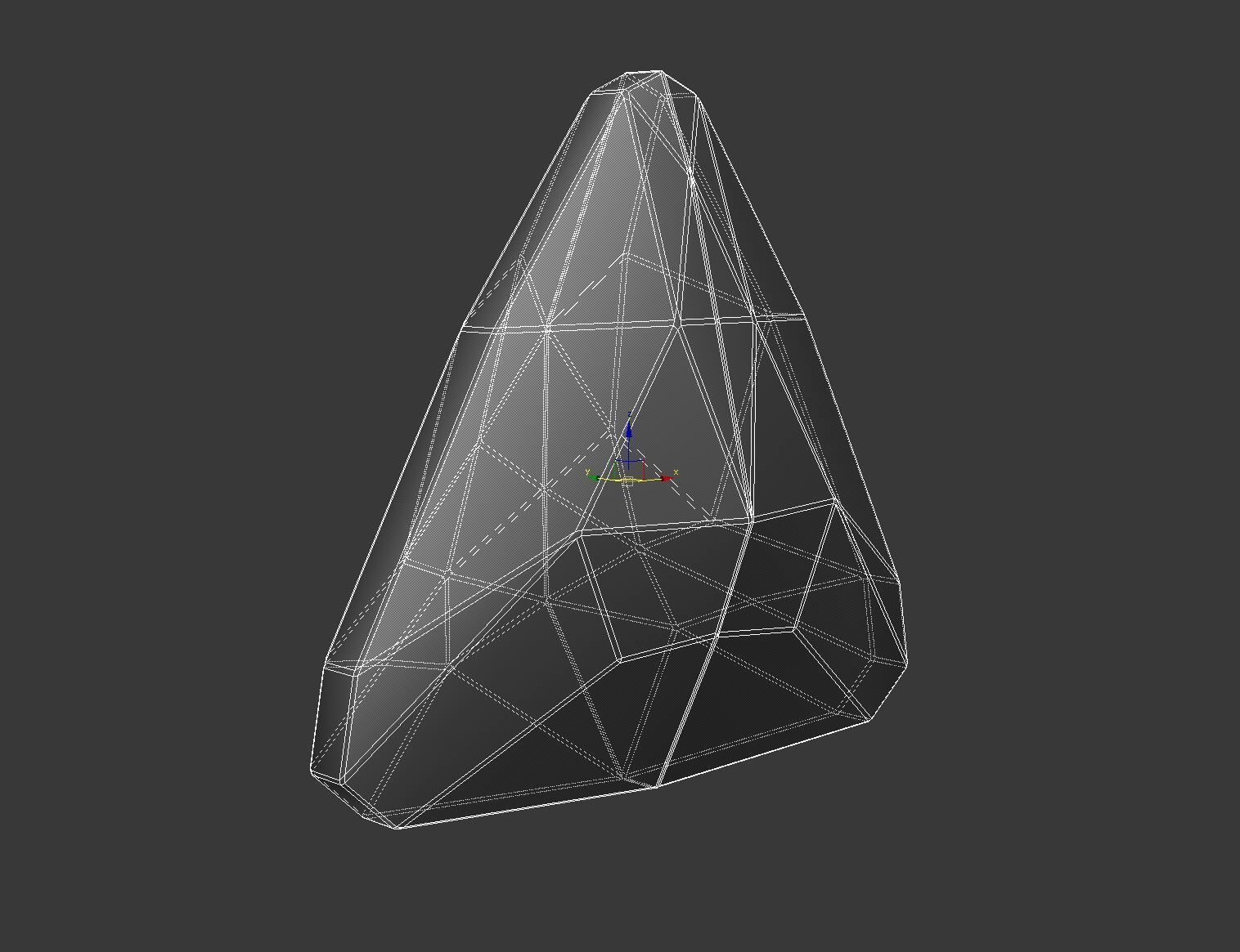 Gemstone Triangle 3D model_10