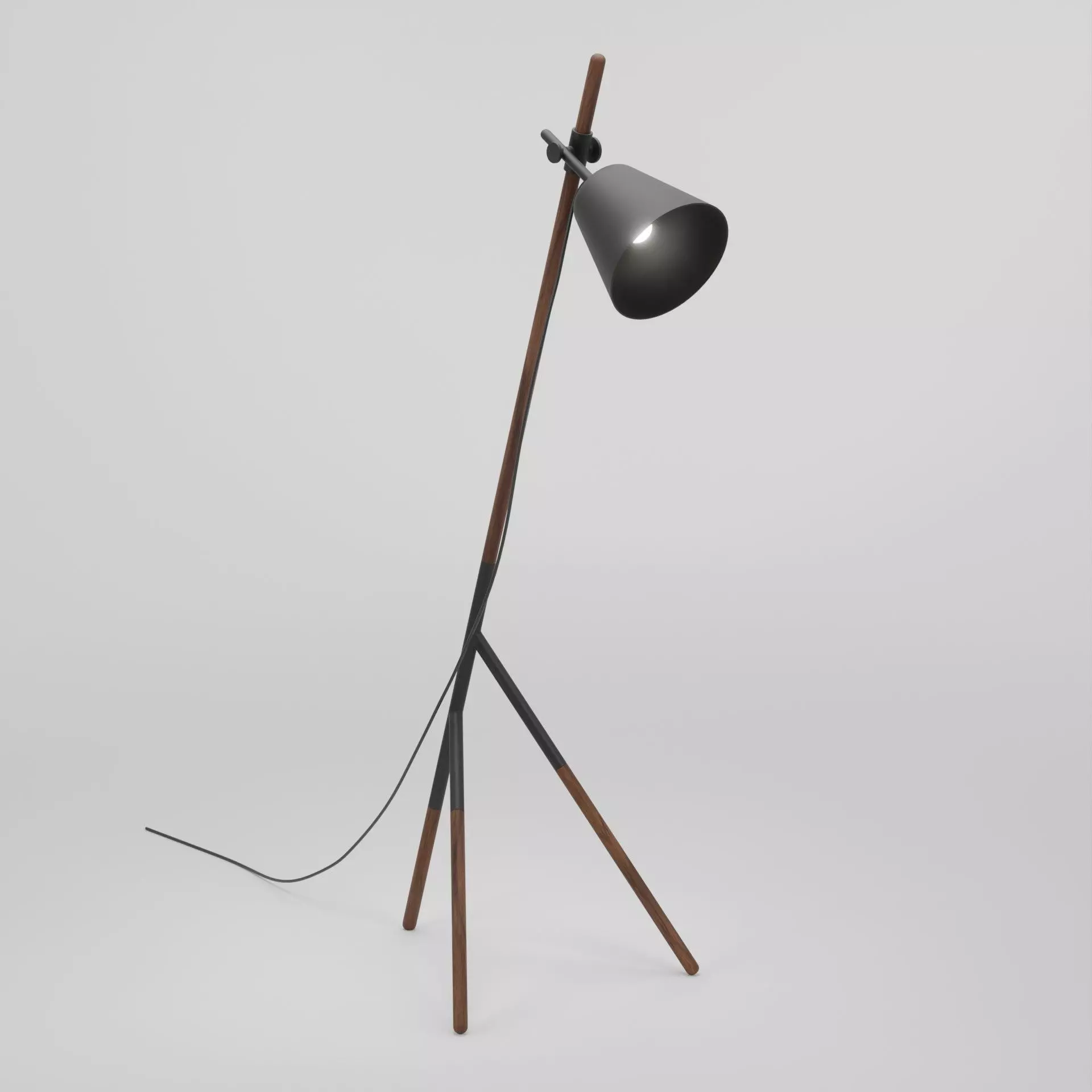 Tripod Floor Lamp Artisan Insert Lamp 3D model_0