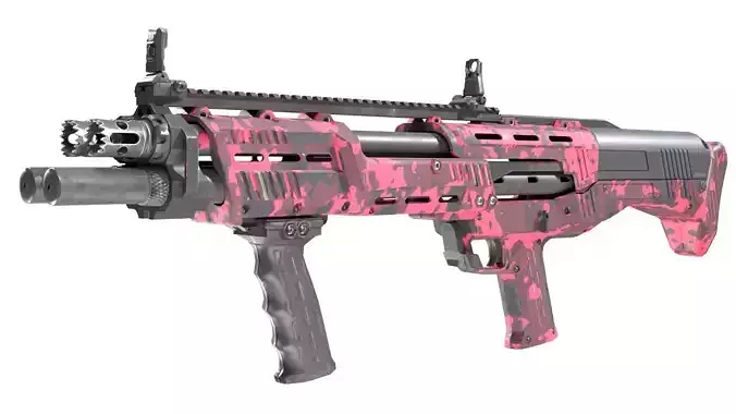 DP12 Shotgun Sci-fi Camo texture