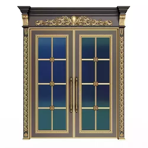 Carved Door Classic 01101 Black