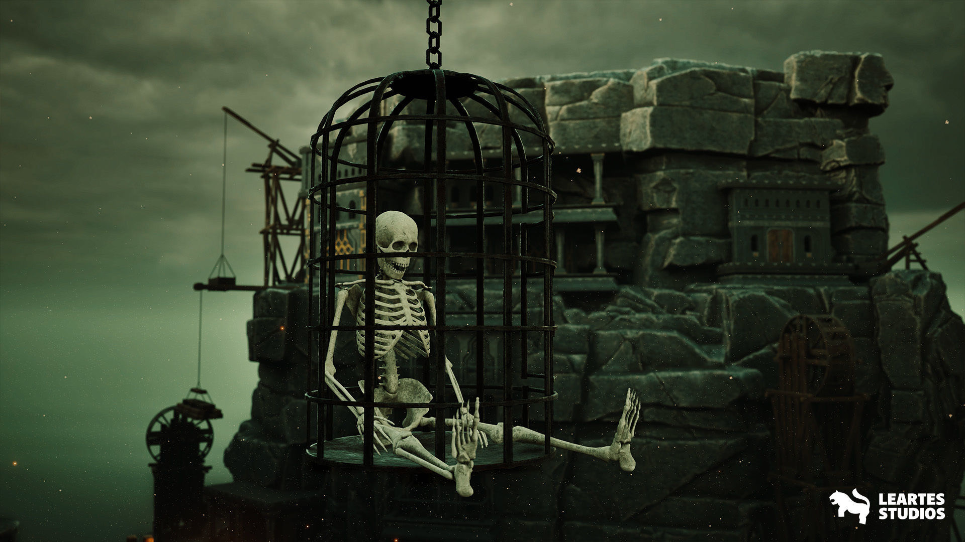 Dwarven Dungeon Environment Low-poly 3D model_13