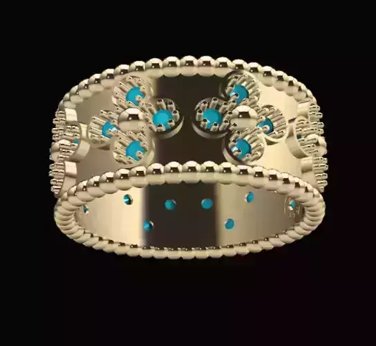 Engagement Band Ring  3D print model