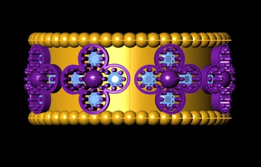 Engagement Band Ring  3D print model_7