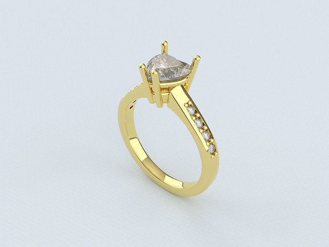 Eternal Love Ring 3D print model