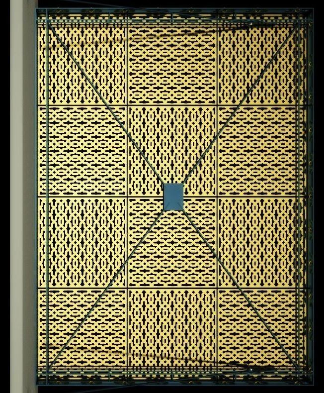 Wrought iron Canopy 3D model_8