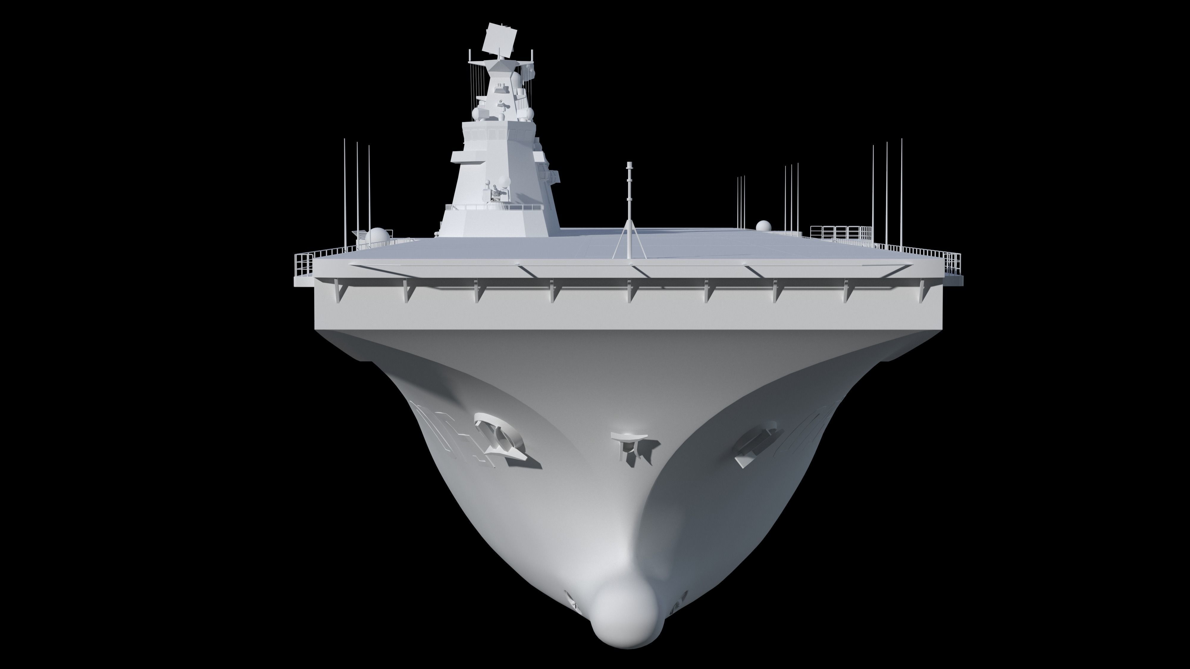 The China Type 075 amphibious assault ship model 3D model_7
