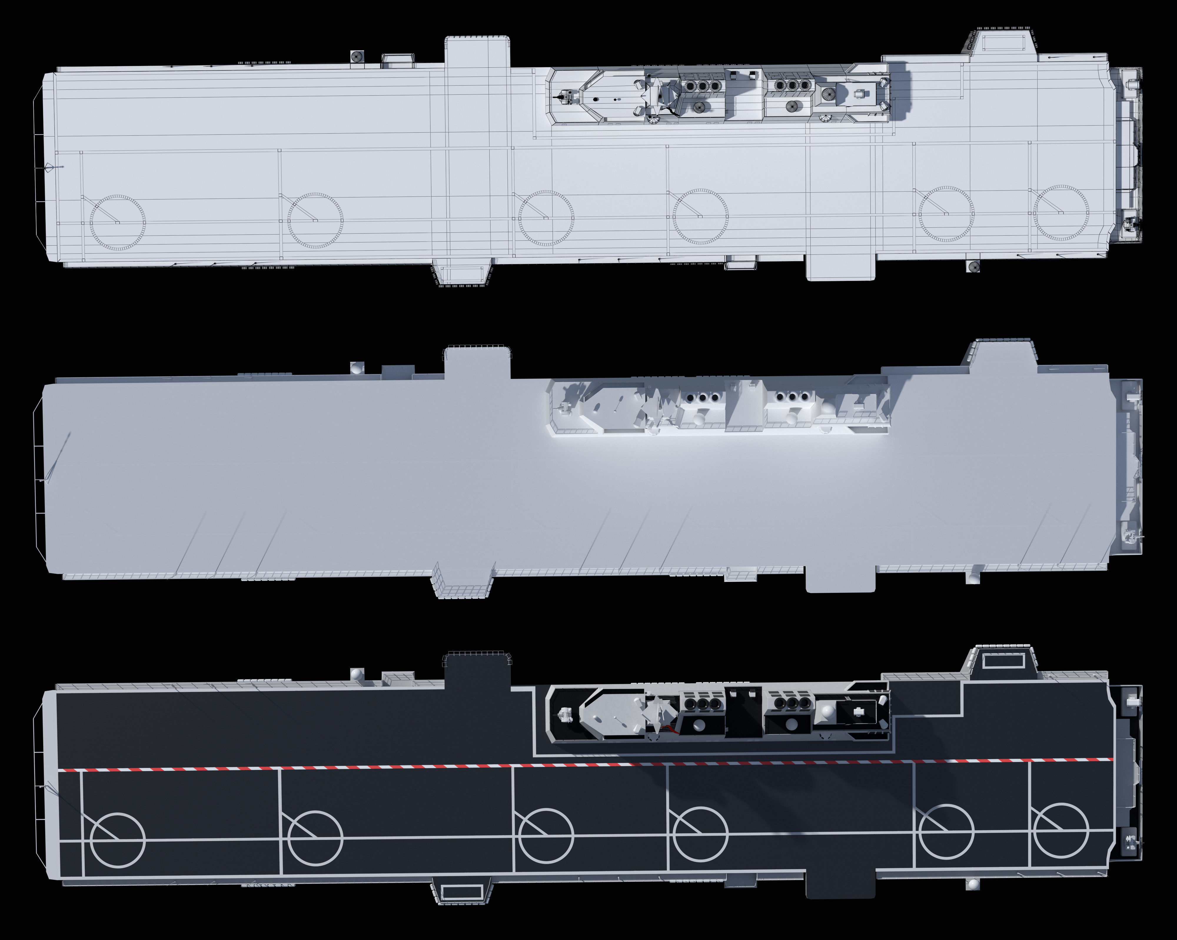 The China Type 075 amphibious assault ship model 3D model_5