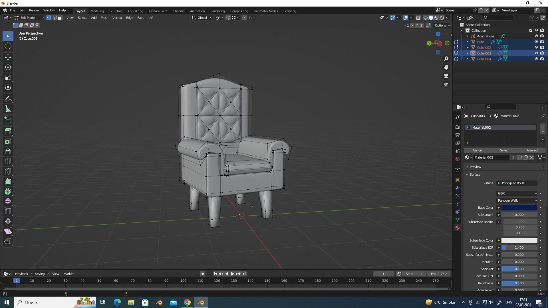 chair 3D model_5